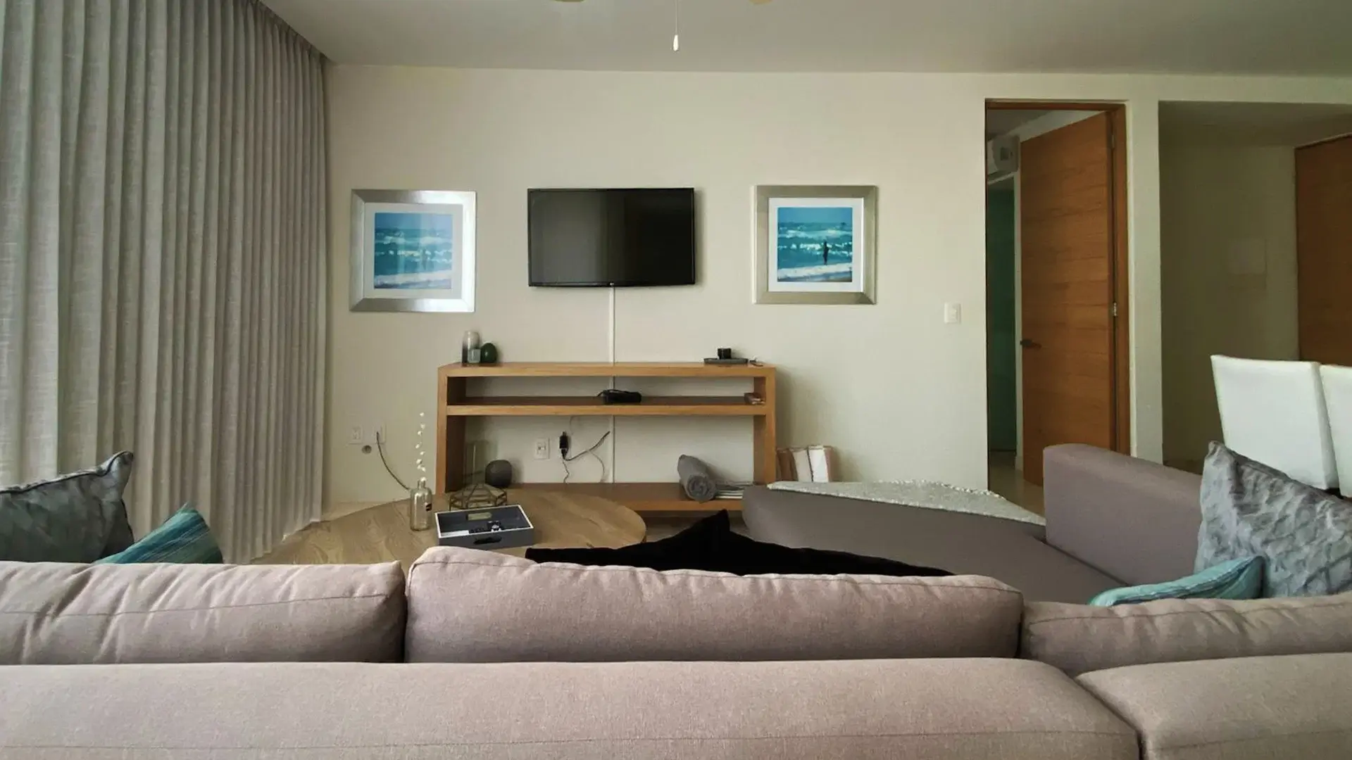 Relajante área de tv